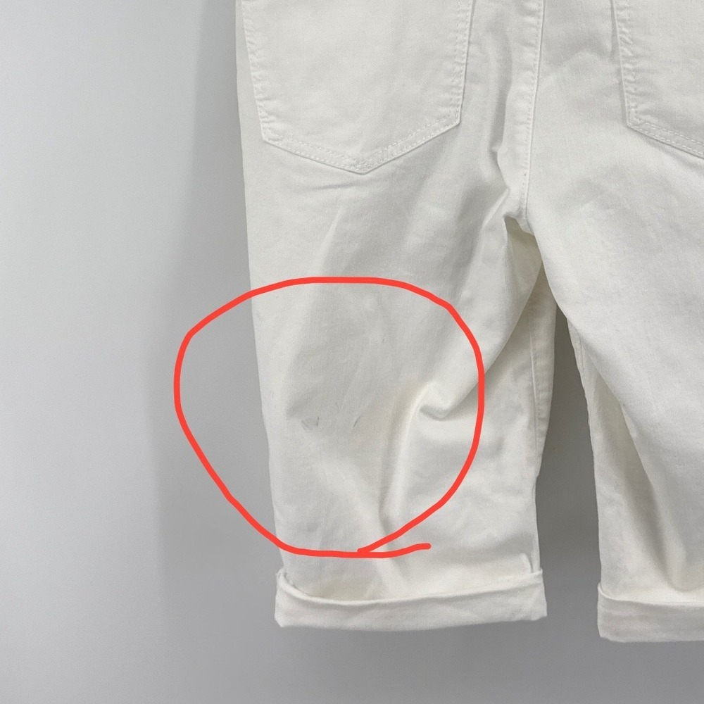 Wit & Wisdom Ab-solution White Bermuda Shorts Women 8 Cuffed L418ZSOW - Picture 12 of 12